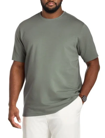 Oak Hill By Dxl Big & Tall Luxury T-shirt In Green