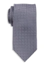 Oak Hill By Dxl Big & Tall Micro Patterned Tie In Gray