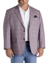 Oak Hill By Dxl Big & Tall  Springtime Windowpane Sport Coat