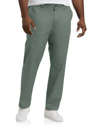 Oak Hill By Dxl Big & Tall Straight-fit Tech Pants In Gray