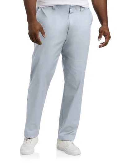 Oak Hill By Dxl Big & Tall Straight-fit Tech Pants In Harbor Mist