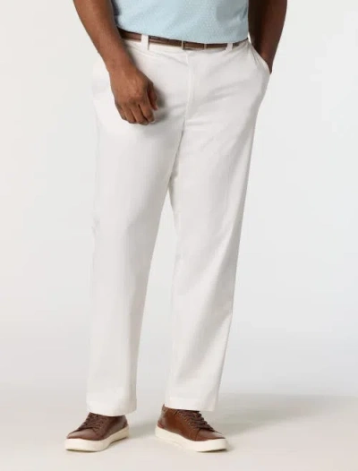 Oak Hill By Dxl Big & Tall Straight-fit Tech Pants In White