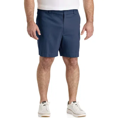 Oak Hill By Dxl Big & Tall  Tech Shorts In Blue