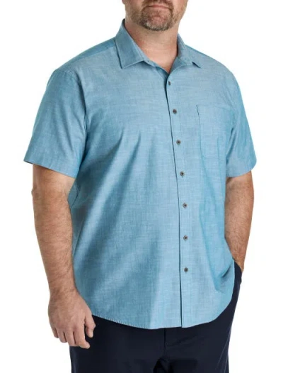 Oak Hill By Dxl Big & Tall Washed Cotton Sport Shirt