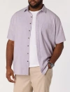 Oak Hill By Dxl Big & Tall Washed Cotton Sport Shirt In Black
