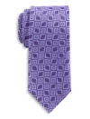 Oak Hill By Dxl Diamond Patterned Tie In Purple