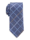 Oak Hill By Dxl Oak Hill Grid Patterned Tie In Blue