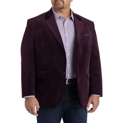 Oak Hill By Dxl Oak Hill Oak Hill Jacket-relaxer Sport Coat In Burgundy