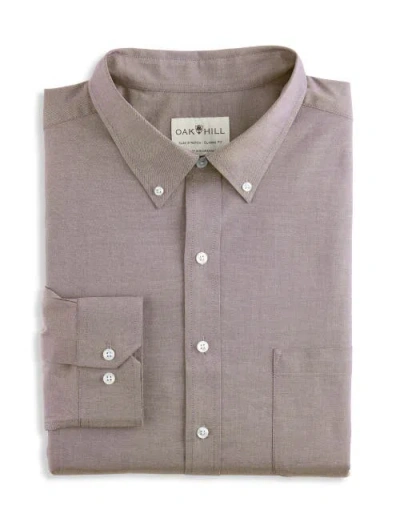Oak Hill By Dxl Oxford Dress Shirt In Neutral