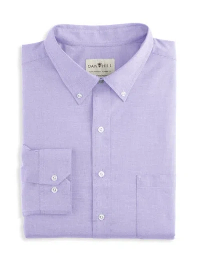 Oak Hill By Dxl Oxford Dress Shirt In Purple