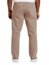 Oak Hill By Dxl Straight-fit 5-pocket Pants In Natural Brown