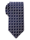 Oak Hill Premium By Dxl Big & Tall Geometric Pattern Silk Tie