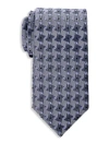 Oak Hill Premium By Dxl Big & Tall Geometric Pattern Silk Tie
