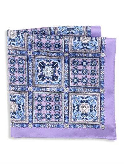 Oak Hill Premium By Dxl Big & Tall Multi Square Silk Pocket Square