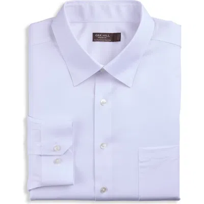 Oak Hill Premium By Dxl Big & Tall Stretch Pinpoint Dress Shirt In White