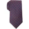 Oak Hill Premium By Dxl Big & Tall Tonal Geometric Link Silk Tie