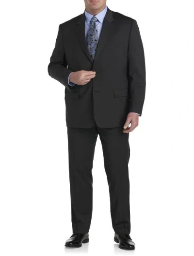 Oak Hill Premium By Dxl Jacket-relaxer Suit Jacket In Charcoal