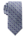 Oak Hill Premium By Dxl Medallion Silk Tie In Blue