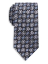 Oak Hill Premium By Dxl Oak Hill Premium Medallion Patterned Silk Tie In Black