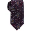 Oak Hill Premium By Dxl Oak Hill Premium Paisley Vines Tie In Burgundy