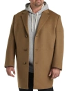 Oak Hill Premium By Dxl Oak Hill Premium Wool-blend Overcoat In Camel