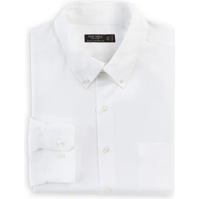 Oak Hill Premium By Dxl Pinpoint Dress Shirt In White