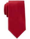 Oak Hill Premium By Dxl Solid Silk Tie In Red