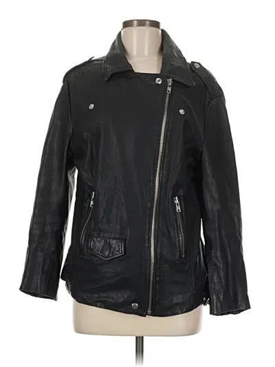 Pre-owned Oak Jacket In Black