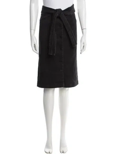 Pre-owned Oak Midi Length Skirt In Black
