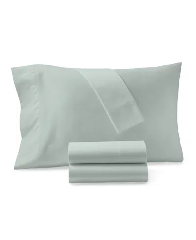 Oake 300-thread Count Organic Cotton 4-pc. Sheet Set, Queen, Exclusively At Macy's In Aqua Chill