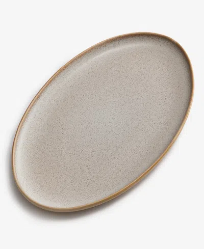 Oake Clay Large Serving Platter, Exclusively At Macy's In Khaki