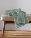 Oake Cloud Channel Throw, 50" X 60", Exclusively At Macy's In Green