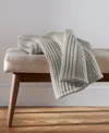 Oake Cloud Channel Throw, 50" X 60", Exclusively At Macy's In Grey