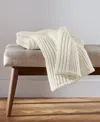 Oake Cloud Channel Throw, 50" X 60", Exclusively At Macy's In Ivory
