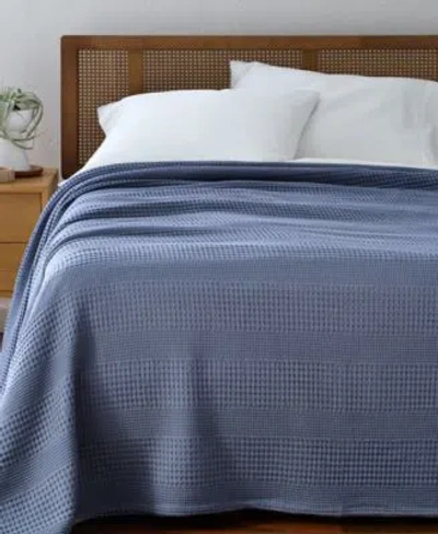 Oake Cotton Waffle Blanket Exclusively At Macys In Forest Canopy