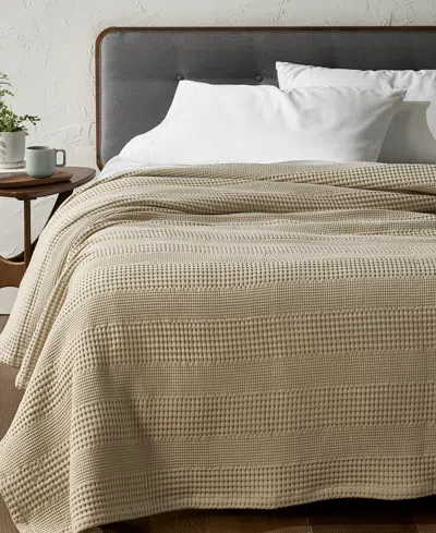 Oake Cotton Waffle Blanket, Full/queen, Exclusively At Macy's