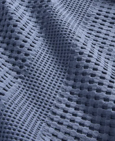 Oake Cotton Waffle Blanket, King, Exclusively At Macy's In Stormy Cloud
