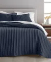 Oake Dream 3-pc. Coverlet Set, Full/queen, Exclusively At Macy's In Navy Combo