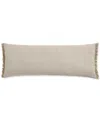Oake Fringe Lumbar Decorative Pillow, 14" X 36", Exclusively At Macy's