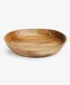 Oake Low Wood Serving Bowl, Exclusively At Macy's In Wood