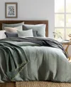Oake Verdant Mirage 3-pc. Duvet Set, Full/queen, Exclusively For Macy's In Green