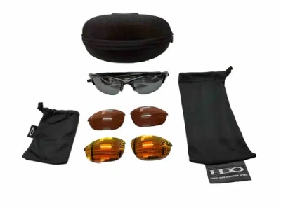 Pre-owned Oakley 07-384 Half Jacket 1.0 Array, Black Frame With Array Of 3 Lens,