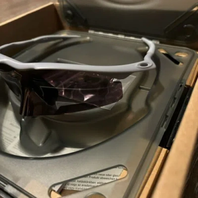 Pre-owned Oakley 13.11 Matte Fog Frames Prizm Road Black Sunglasses