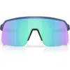 Oakley 134mm Prizm™ Rectangular Sunglasses In Blue