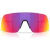 Oakley 134mm Prizm™ Rectangular Sunglasses In White