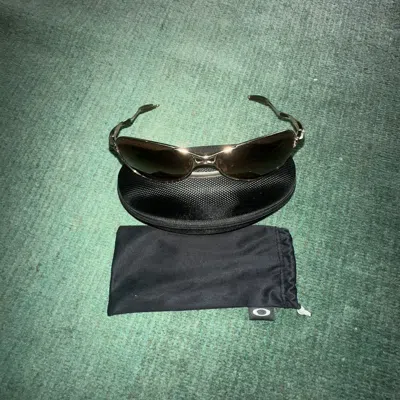 Pre-owned Oakley 2006  Crosshair S Gold Sport Sunglasses Vintage 00