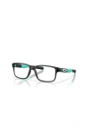 Oakley 48mm Square Optical Glasses In Black
