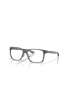 Oakley 49mm Rectangle Optical Glasses In Gray