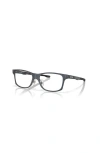 Oakley 50mm Rectangle Optical Glasses In Black