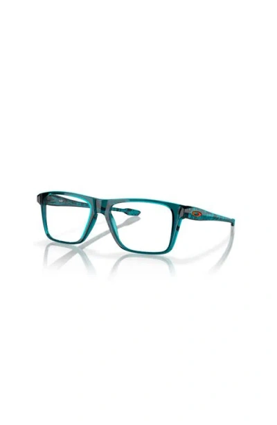 Oakley 50mm Rectangle Optical Glasses In Blue